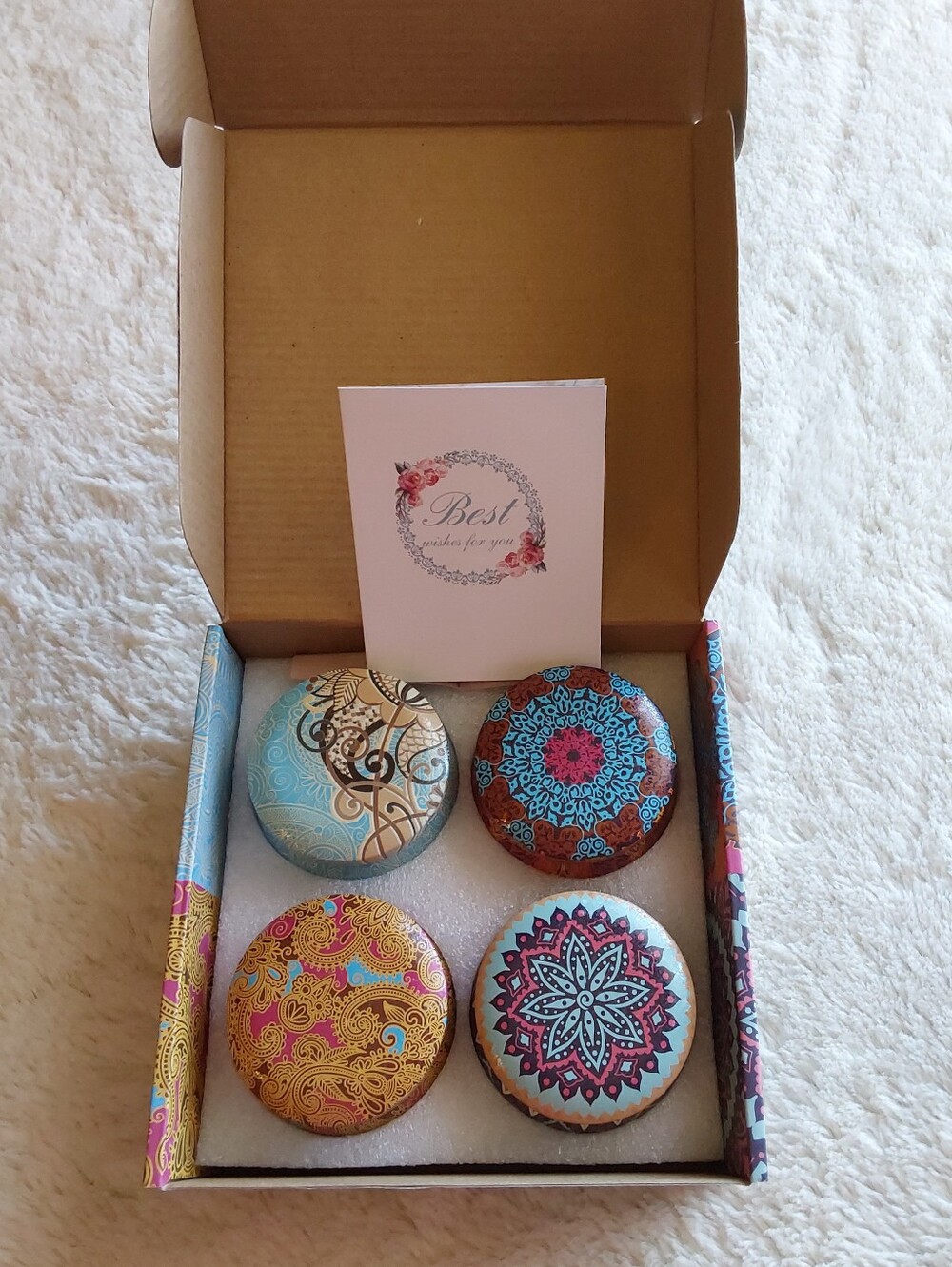 🌺 NIB King Star, Inc. Box Set of 4 Soy Wax & Essential Oil Candles